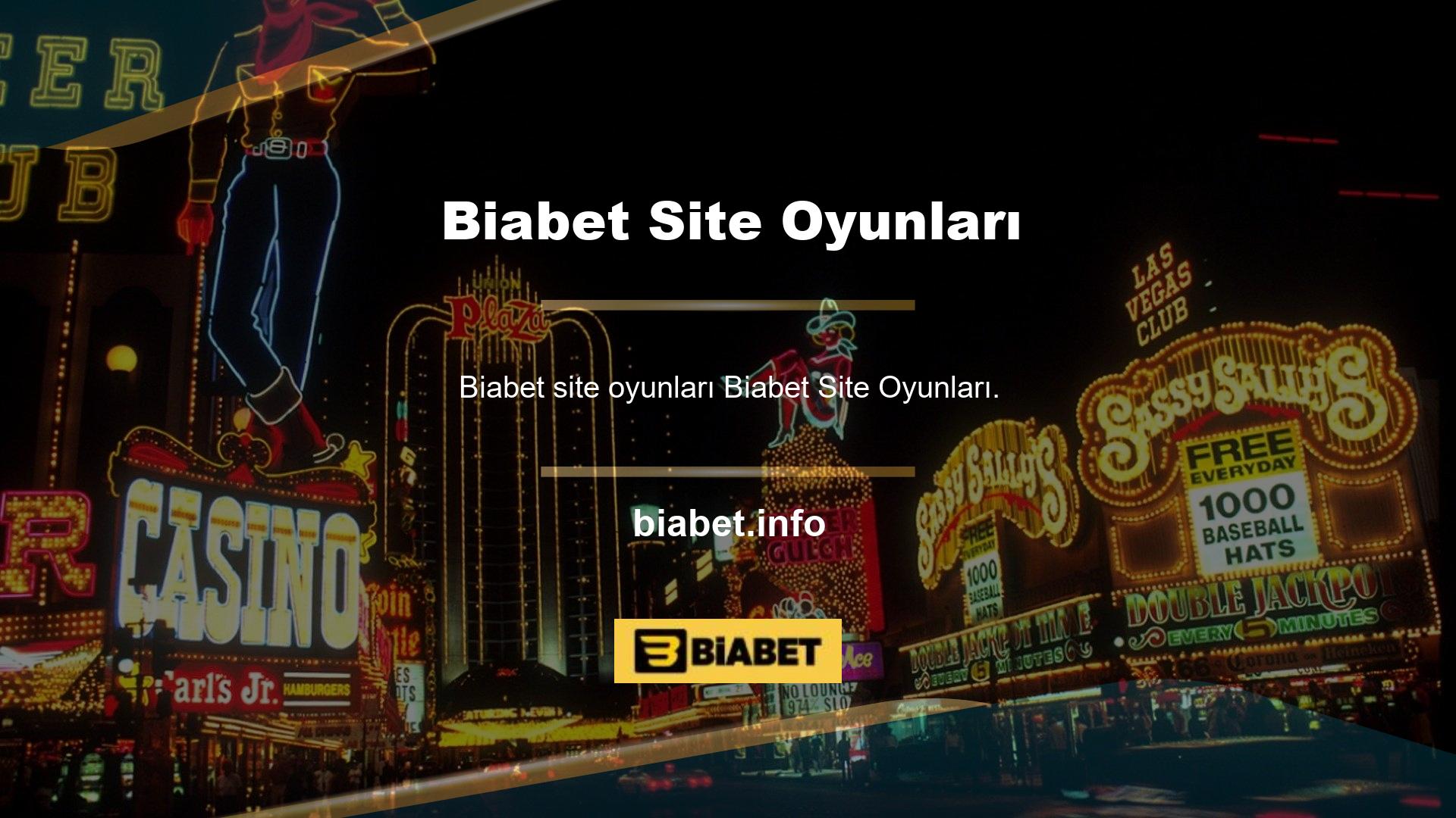Biabet Canlı Bahis Sitesi, özellikle masa oyunlarına ağırlık vererek, özellikle casino bölümünde giriş yapacağınız